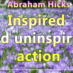 Abraham Hicks Meditation — INSPIRED AND UNINSPIRED ACTION (Esther Hicks Law Of Attraction)