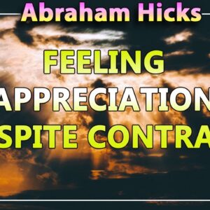 Abraham Hicks Meditation — FEELING APPRECIATION DESPITE CONTRAST (Esther Hicks Law Of Attraction)