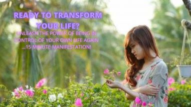 15 Minute Manifestation: Ready To Transform Your Life - The Power Of Being In Control?! #Shorts