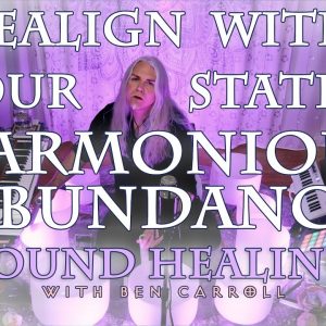 Realign with your sate of Harmonious Abundance ✨ Sound Healing ✨Singing Bowls & Voice #432hz #5D