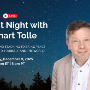 A Silent Night with Eckhart Tolle